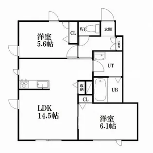 メゾンド・ラウラ【102号室】の間取り