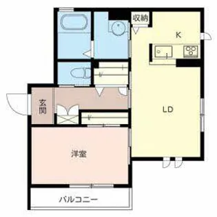 パークサイド 白扇【0303号室】の間取り