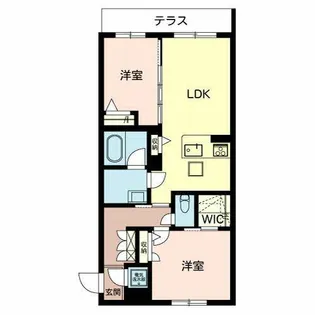 シャーメゾンレジデンスあすか【0105号室】の間取り