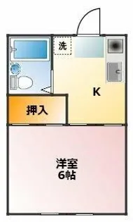 ユトリロ東向山【1階】の間取り