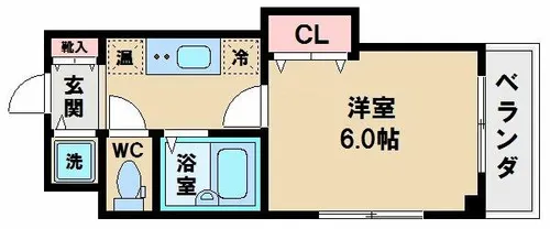 アパルト松崎【5階】の間取り