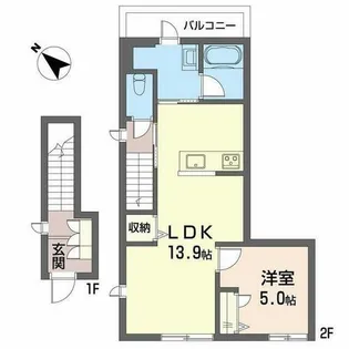 アザレアコート【0101号室】の間取り