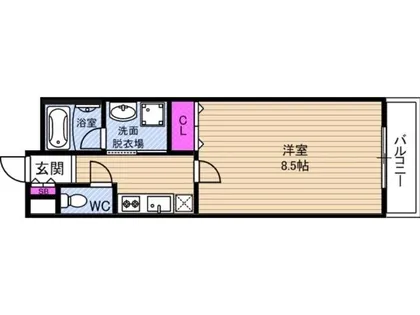 オルゴグラート鶴見【5階】の間取り