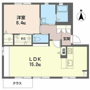 グリーンメゾンII【0106号室】の間取り