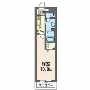 SOL.LEVANTE,X【0303号室】の間取り