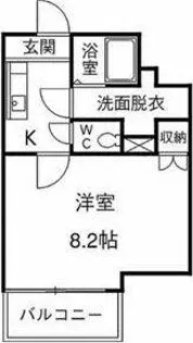 クレサス代官.m【2階】の間取り