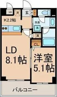 FS.幅下【4階】の間取り