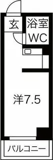 ラフィネ新栄【5階】の間取り
