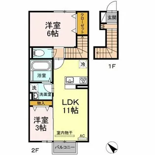 ベルタ7【2階】の間取り