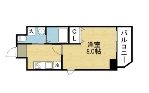 メゾン夕陽ケ丘【5階】の間取り