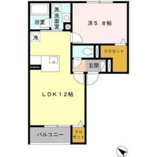 リラ 澄川【3階】の間取り