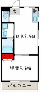 MATSUMOTOマンション【1階】の間取り