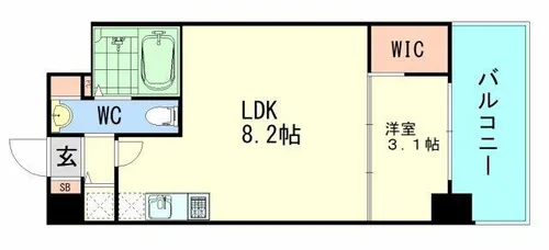 ARISTO扇町【7階】の間取り