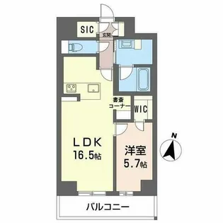 BioNa【0702号室】の間取り