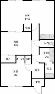 ピボットマンション池下【203号室】の間取り