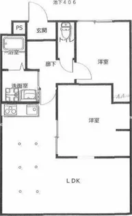 ピボットマンション池下【406号室】の間取り