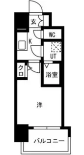 大阪府大阪市港区田中2丁目【マンション】の間取り