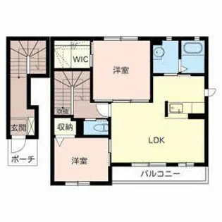 シャーメゾン縁【0207号室】の間取り