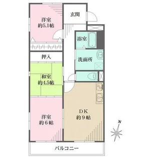 フェニックス本山【402号室】の間取り