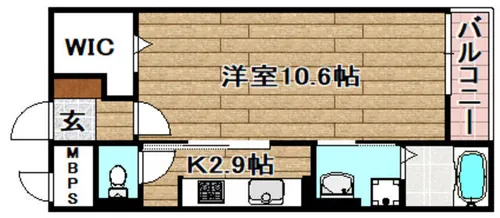 フォルモーント【205号室】の間取り