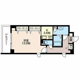アリビオ鶴舞【0103号室】の間取り