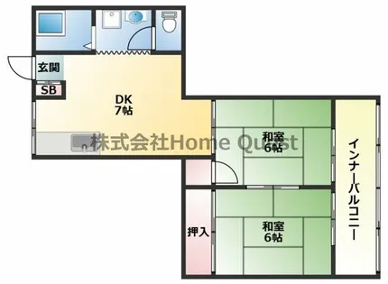 小阪ビル【8階】の間取り
