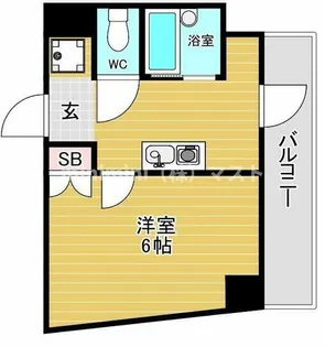 ドミール桜川Ⅱ【6階】の間取り