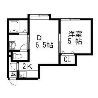 ホワイトヴィレッジ41【1階】の間取り