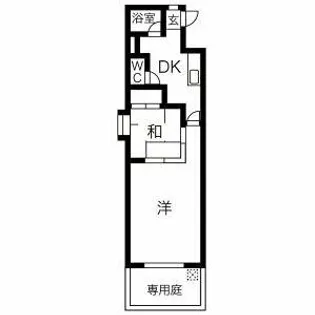 新日ビル豊明マンション【701号室】の間取り