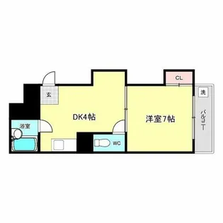 ピジェブラン九条【305号室】の間取り