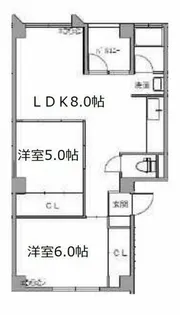 meetMe天神橋【3階】の間取り