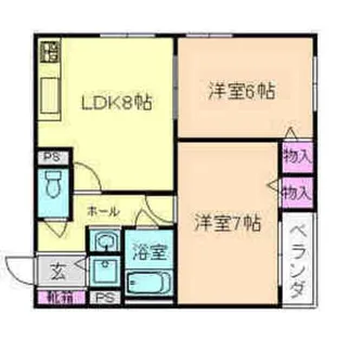メゾンコンフォルテ【2階】の間取り