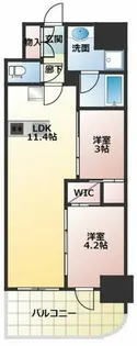 セレニテフラン梅田【3階】の間取り