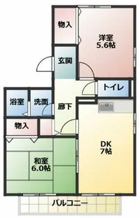 ハイツすみれ【1階】の間取り