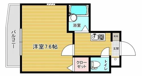 リファレンス高宮【2階】の間取り