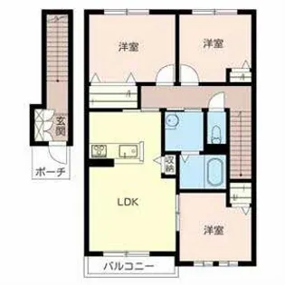 セージガーデン【0205号室】の間取り