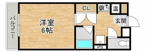 コムズハウス千里中央Ⅰ【2階】の間取り