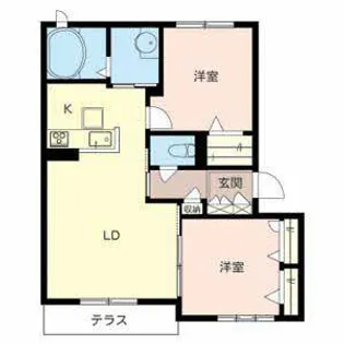 ShaMaison千里山田【1階】の間取り
