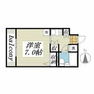 メゾン・ド・シャトー【116号室】の間取り