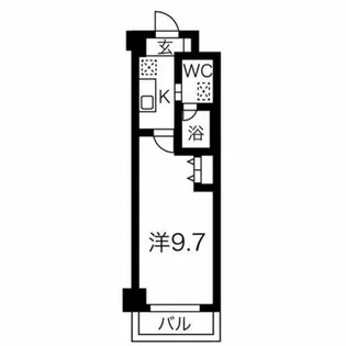 エス・キュート京都下鴨東【1階】の間取り