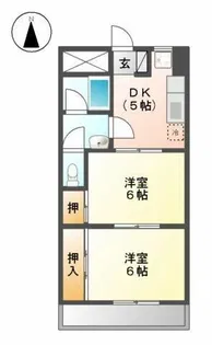 大曽根プレイス【202号室】の間取り
