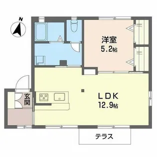 フォーレス ひらつか【1階】の間取り