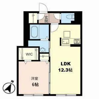 ヴィラ 大領【0102号室】の間取り