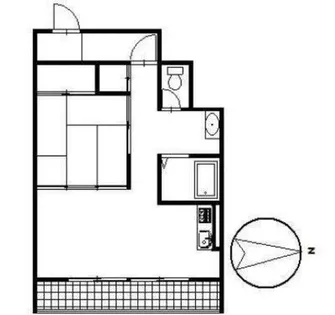ターミナルハイツ24【7階】の間取り