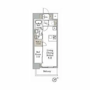 LiveFlat千種WEST【0704号室】の間取り