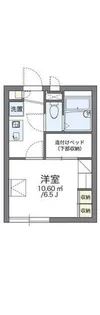 レオパレス京都鷹峯【1階】の間取り