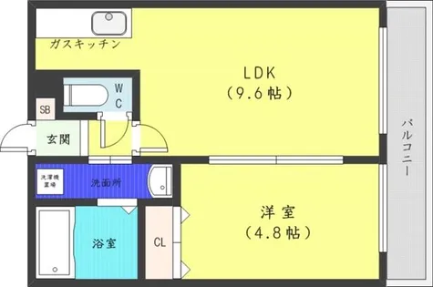 グランドヒルズ【2階】の間取り