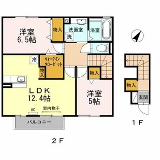 Florence【202号室】の間取り