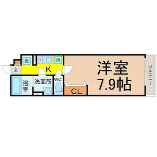 リブリ・レストH栄生【2階】の間取り