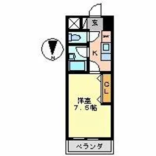 フィール大須【4階】の間取り